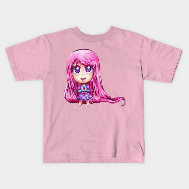 Jemma Stone Chibi Kids T-Shirt by Yennie Fer (FaithWalkers)